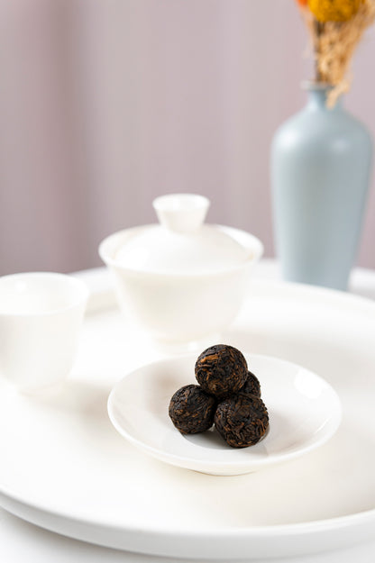 [Ripe Pu-erh] 2022 HuPOYiWu 72g Menghai pure land ancient tree mix tea
