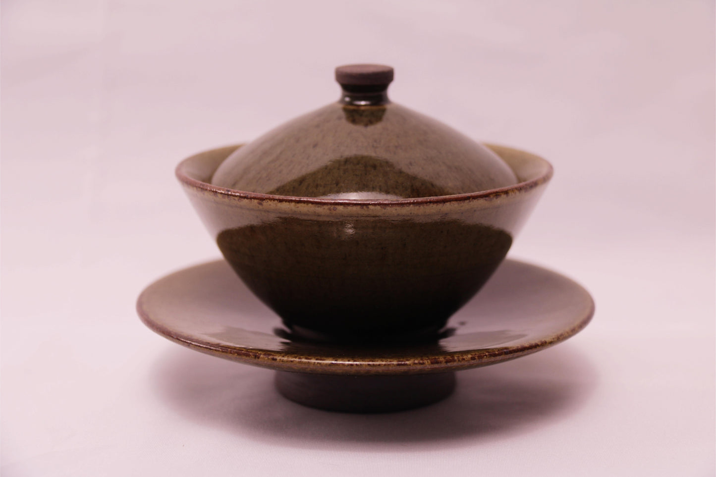 [Tea Cup] Rock Ceramic - Handmade Wood-fired make “QingShan”(青山) Gaiwan
