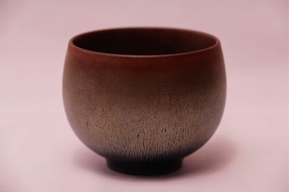[Tea Cup] Silver pattern Full Glaze - Jianyao Teacup