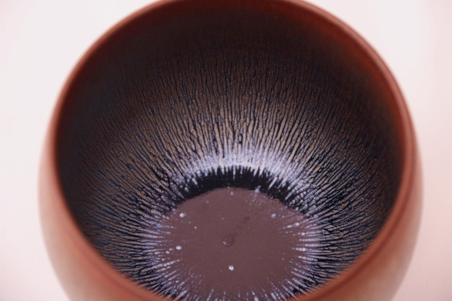 [Tea Cup] Silver pattern Full Glaze - Jianyao Teacup