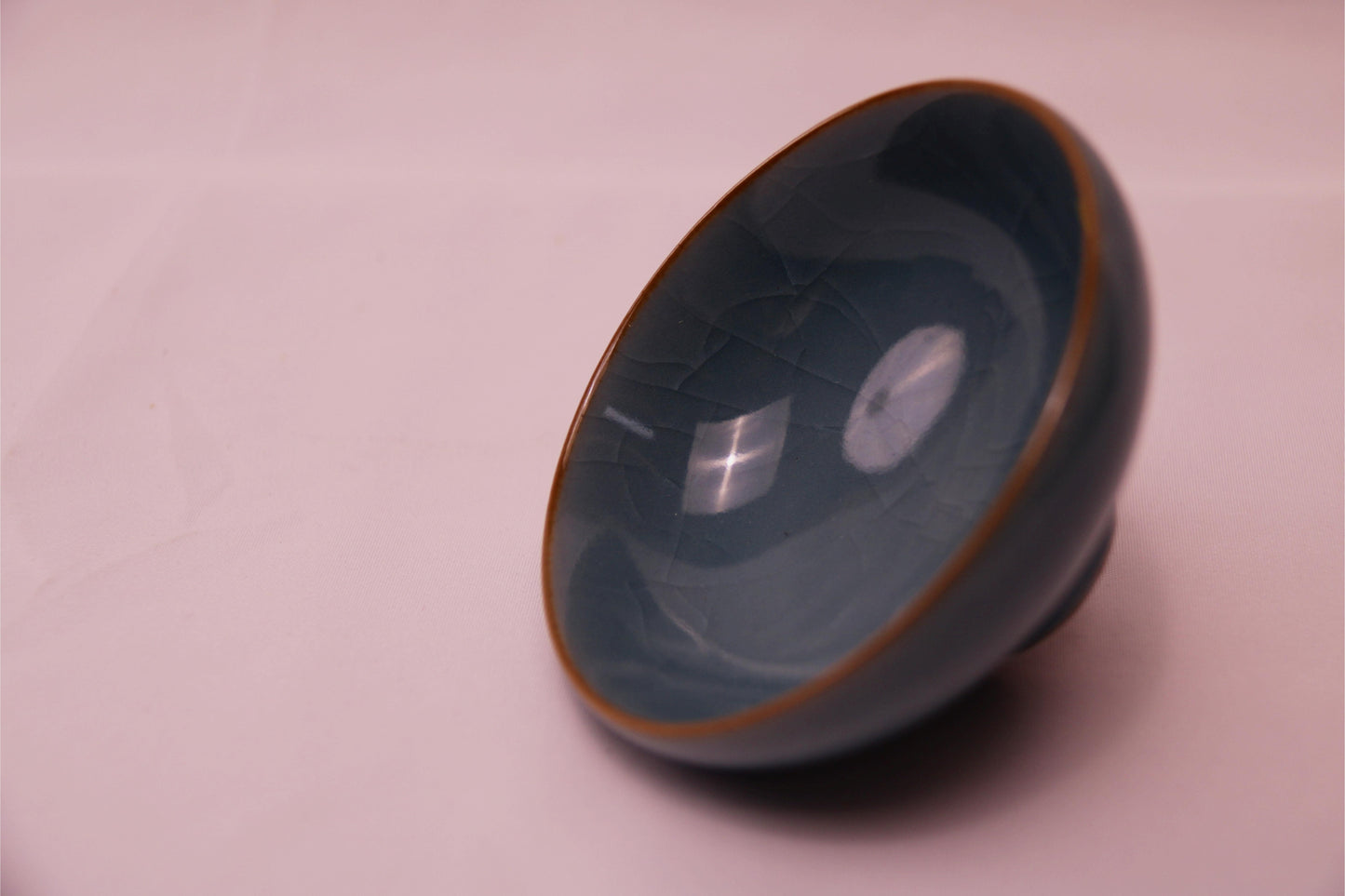 [Tea Cup] Ice Lake Blue High Footed Tea Cup