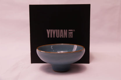 [Tea Cup] Ice Lake Blue High Footed Tea Cup