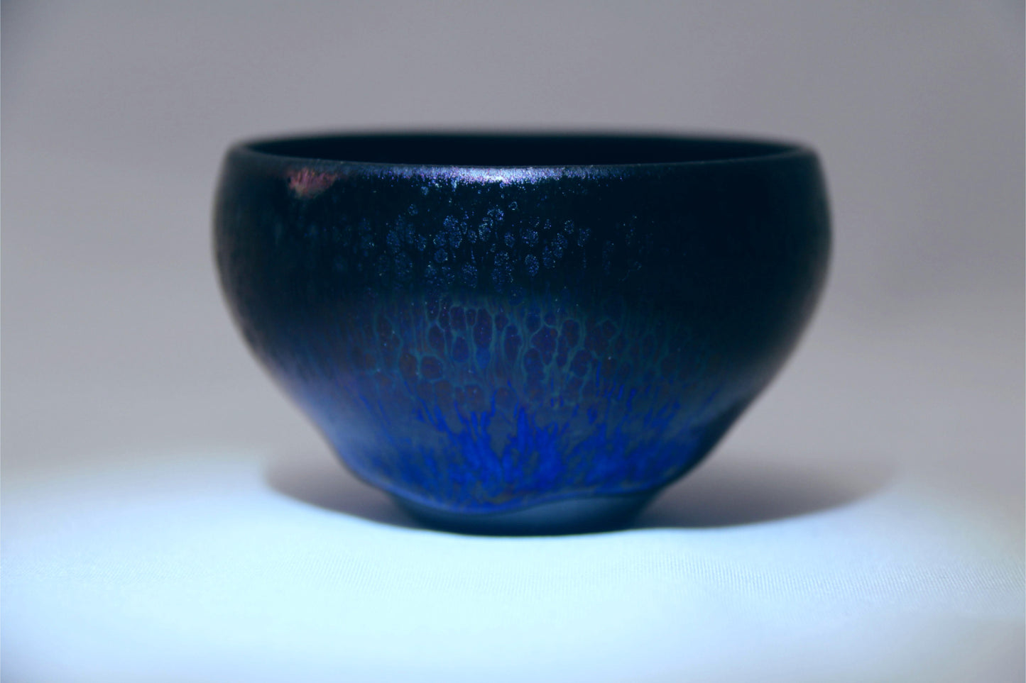 [Tea Cup] Handmade Blue and purple neon Jian Zhan teacup (3)