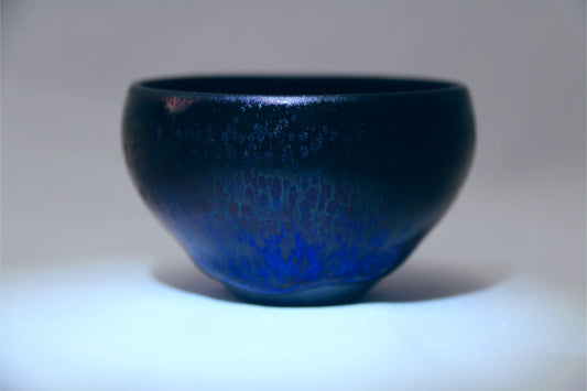 [Tea Cup] Handmade Blue and purple neon Jian Zhan teacup (3)