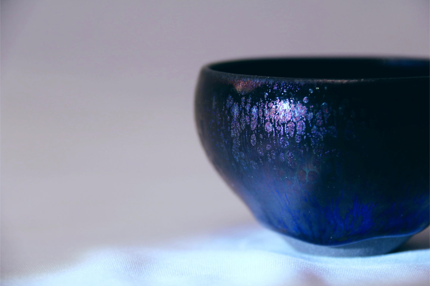 [Tea Cup] Handmade Blue and purple neon Jian Zhan teacup (3)