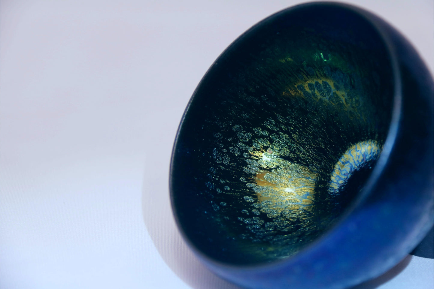 [Tea Cup] Handmade Blue and purple neon Jian Zhan teacup (2)
