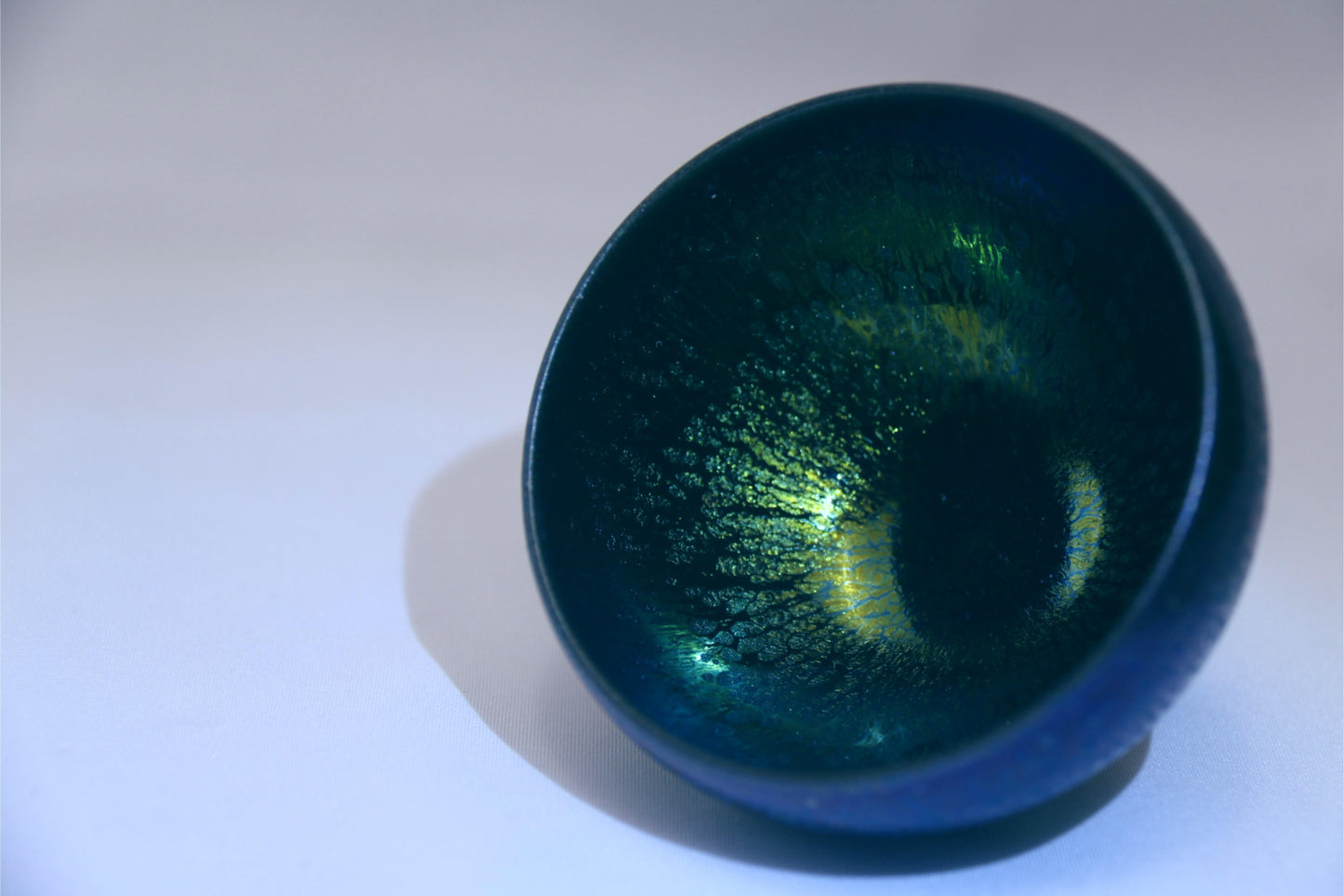 [Tea Cup] Handmade Blue and purple neon Jian Zhan teacup (2)