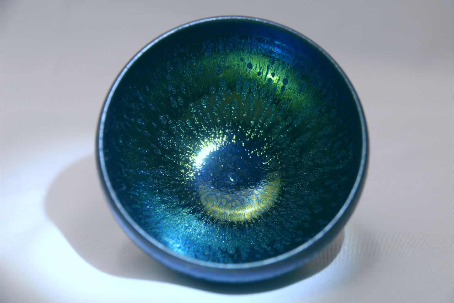[Tea Cup] Handmade Blue and purple neon Jian Zhan teacup (2)